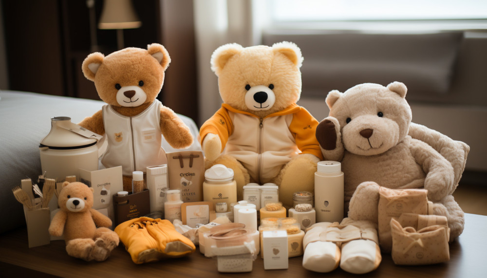 Les matériels importants pour constituer l'accessoire d'un nouveau-né